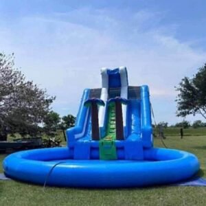 #L 35 x w 15 x 20 hft Aqua Blast 20‑Foot Inflatable Water Slide