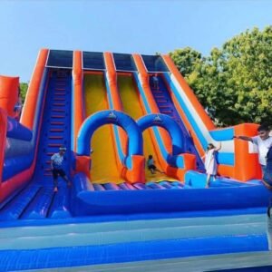 #Mega Splash 30‑Foot Inflatable Water Slide L 50 x w 25 x 30 hft