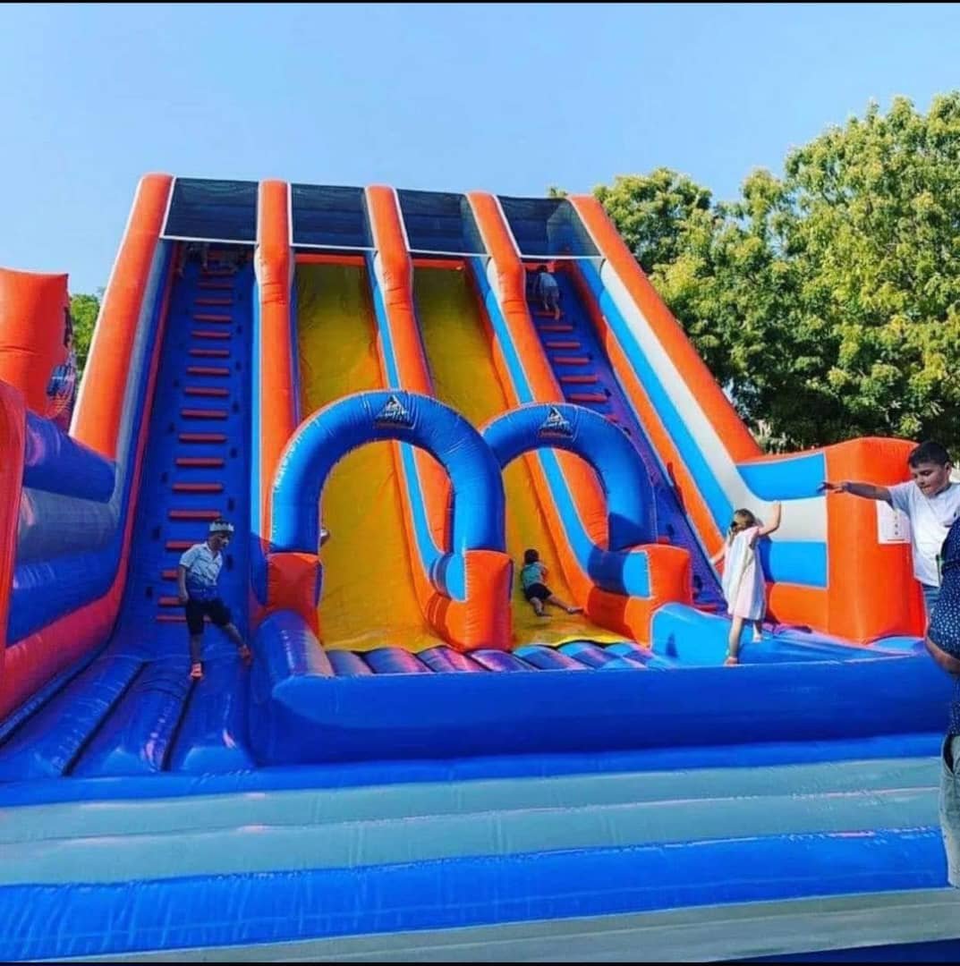 #Mega Splash 30‑Foot Inflatable Water Slide L 50 x w 25 x 30 hft